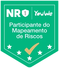 Selo NR-1 YouWe — Participante do Mapeamento de Riscos